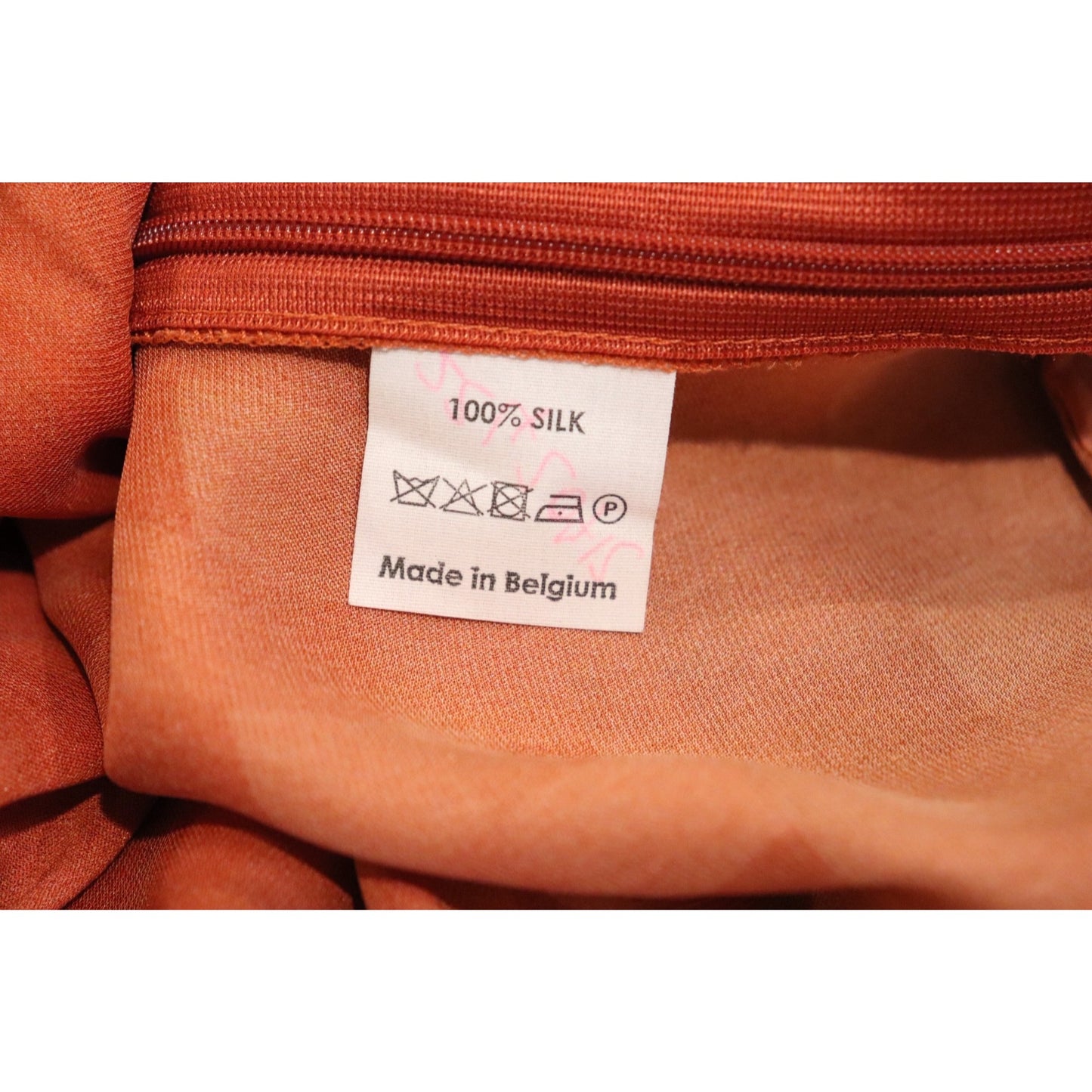 Dries Van Noten Silk Colorblock Sleeveless Orange & Purple Top Size 38 Belgium