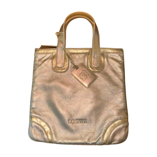 Loewe Metallic Leather Tote Bag