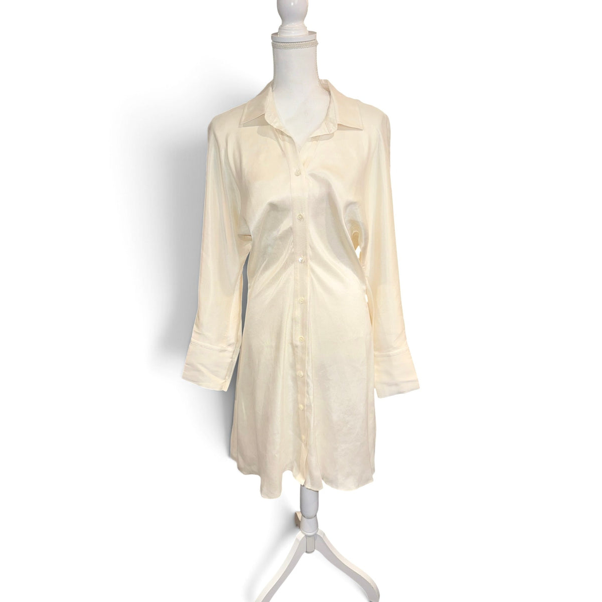 Anine Bing Satin Sample Dress - Size Small