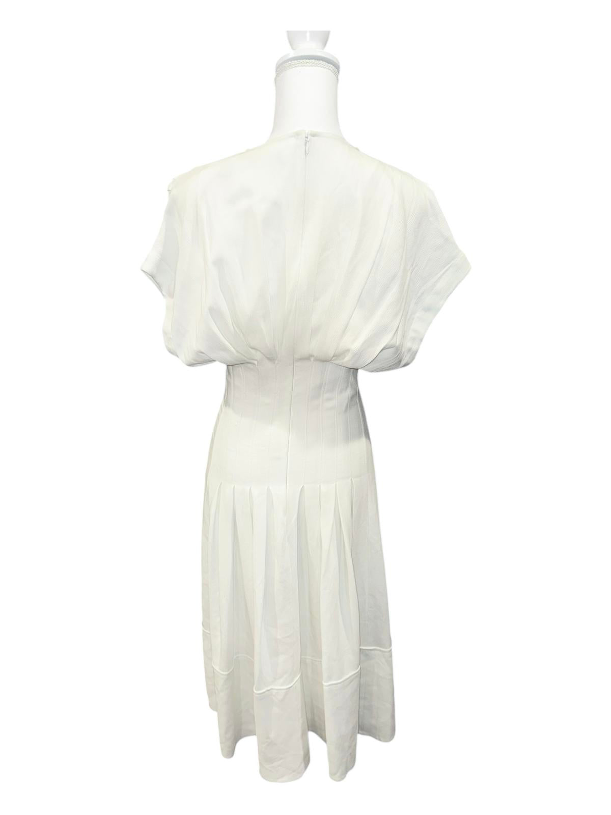 New Proenza Schouler Crepe Midi Dress with Waist Seams, size 2