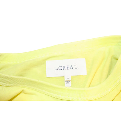 The Great Lime Crewneck Cotton T-Shirt, Small NWT