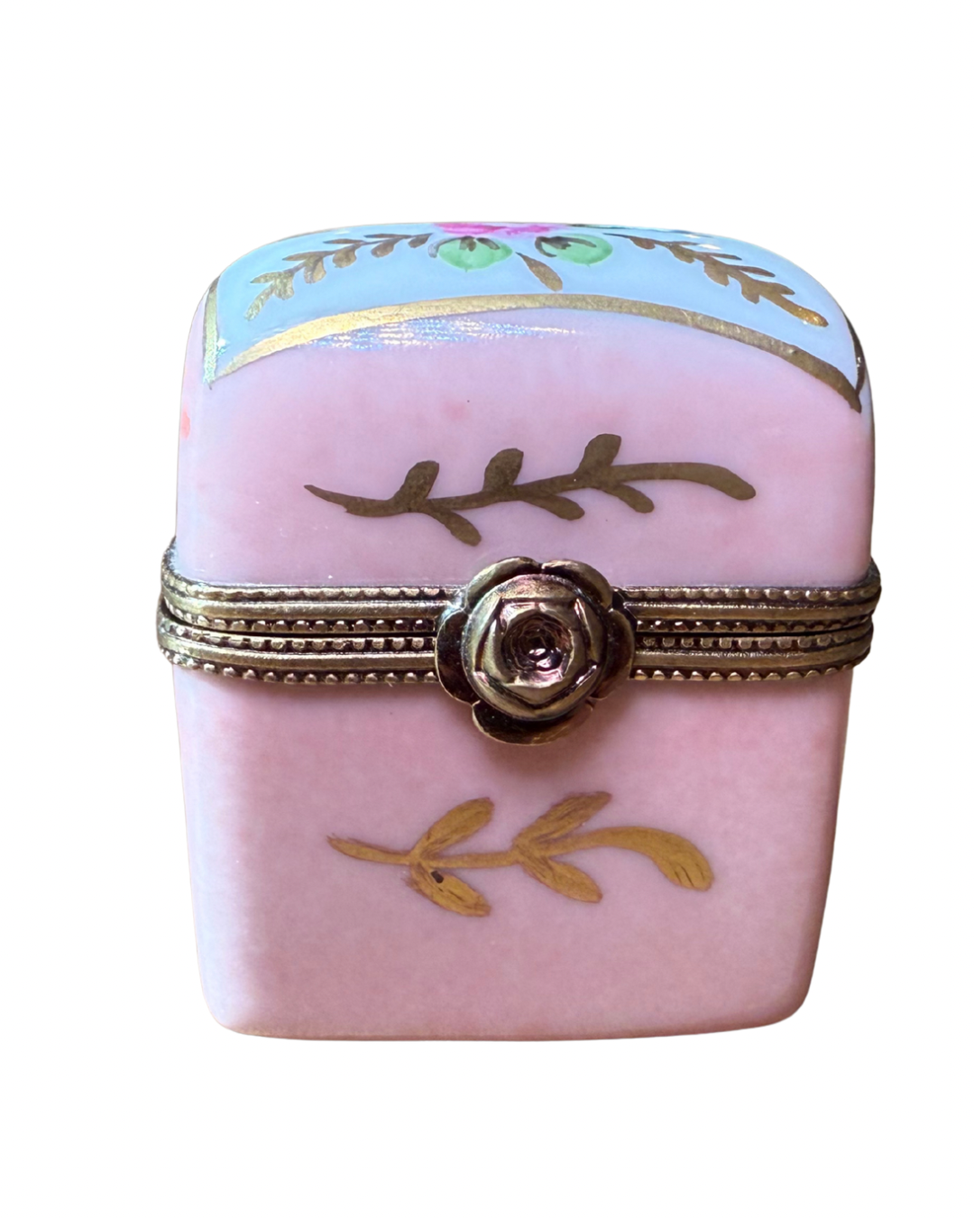 Vintage Limoges Scent Bottle Case