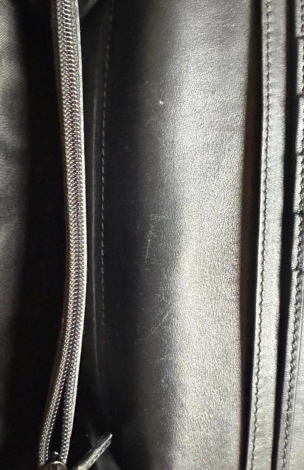 Gucci Black Leather Wallet with GG Logo