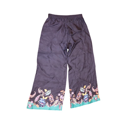 Johnny Was Jade Yasmin Cropped Easy Pant Stevie Garden, Small NWT