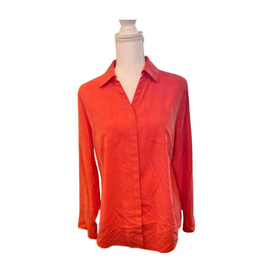 Chico’s Long Sleeve Button-Up Blouse, Chicos 0/Small