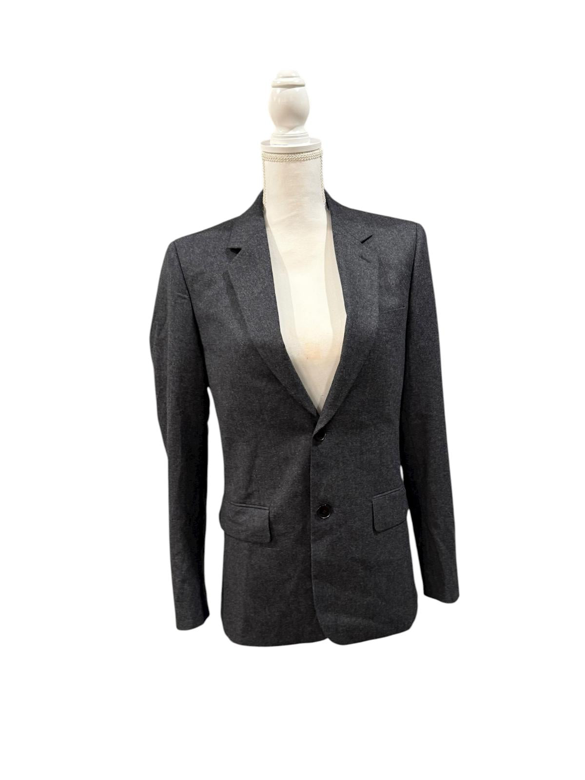 New Sandro Paris Charcoal Grey Tailored Blazer, size 44 (fits like M)