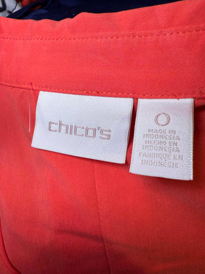 Chico’s Long Sleeve Button-Up Blouse, Chicos 0/Small