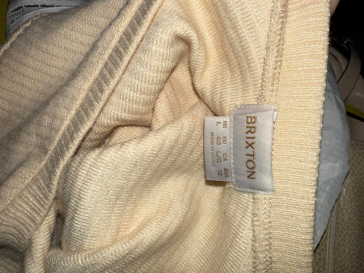 New Brixton Women's Long Sleeve Ribbed Dress