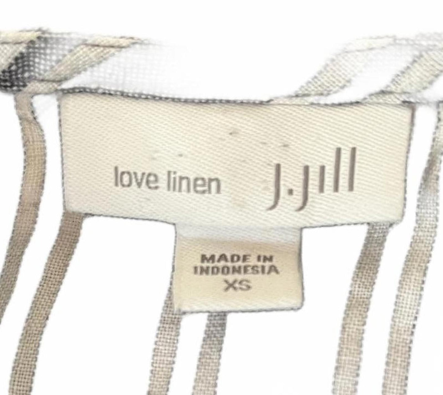 J Jill Women's Sleeveless Striped Midi Dress