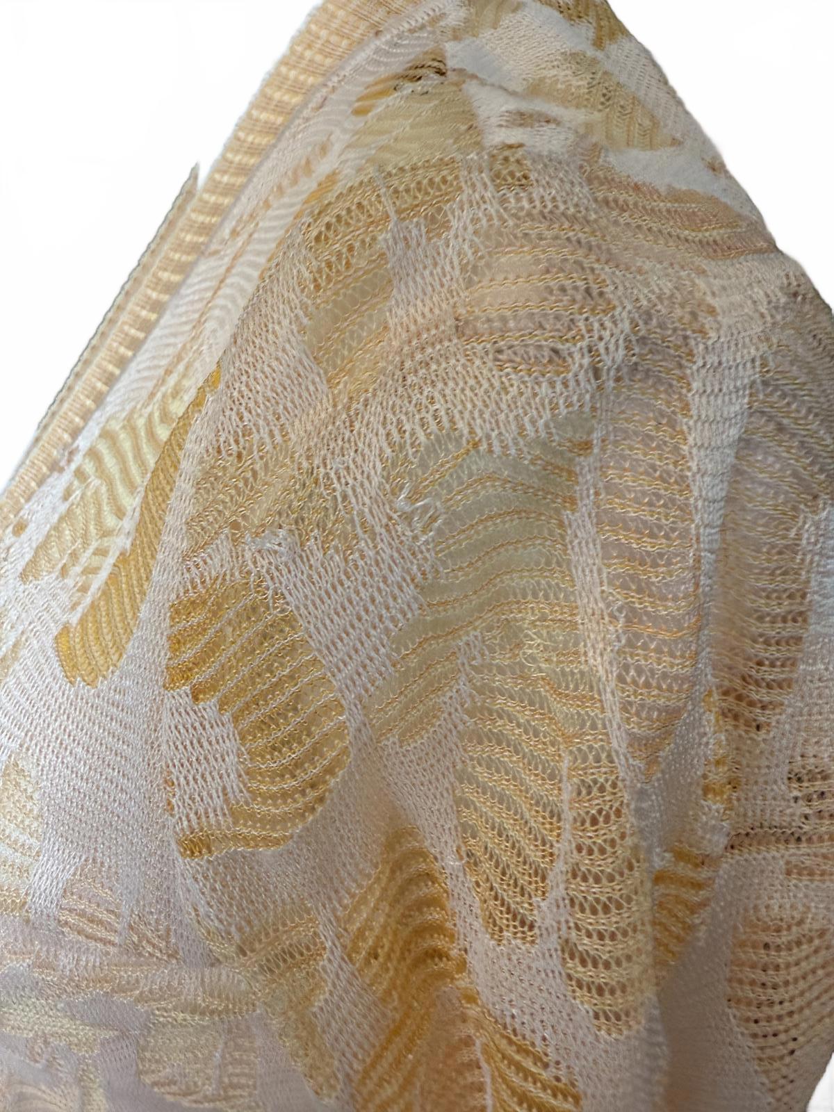 Missoni Lightweight orange and cream  Floral Pattern, size 46