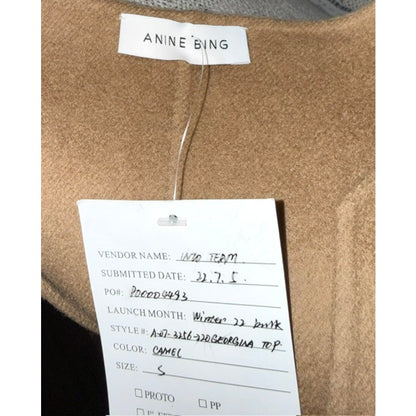 Anine Bing Georgina Top Sample, Small NWT