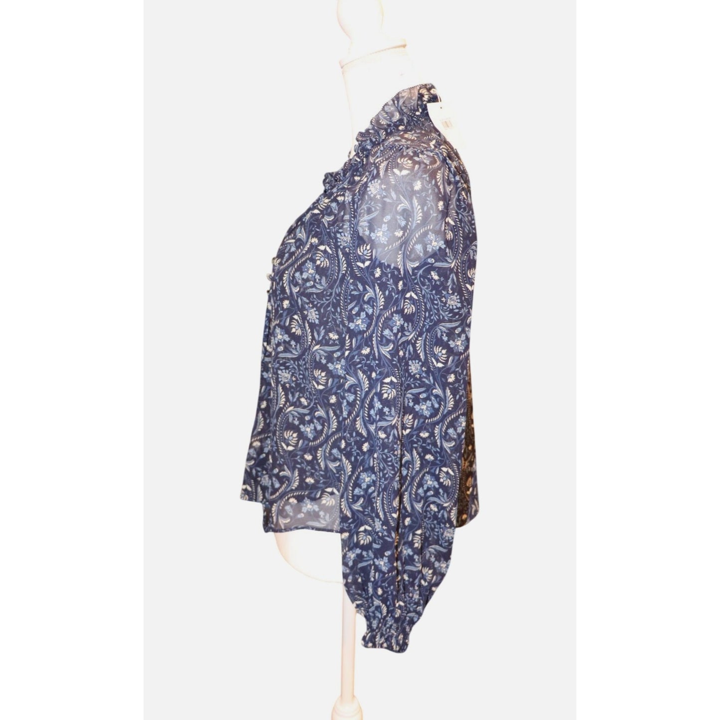 Veronica Beard Hickory Floral Paisley Top Size 0 Oversized NWT