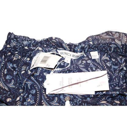 Veronica Beard Hickory Floral Paisley Top Size 0 Oversized NWT