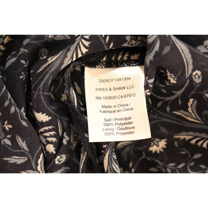 Veronica Beard Hickory Floral Paisley Top Size 0 Oversized NWT