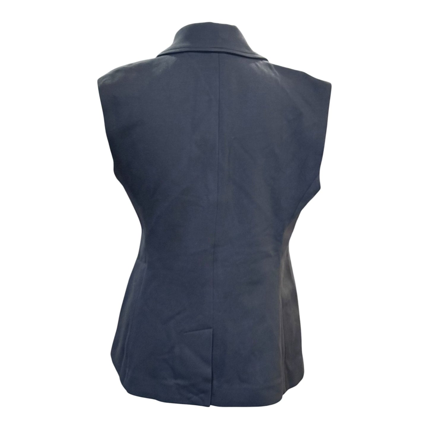 Spanx Womens Black Sleeveless Blazer Vest, Size Medium NWT