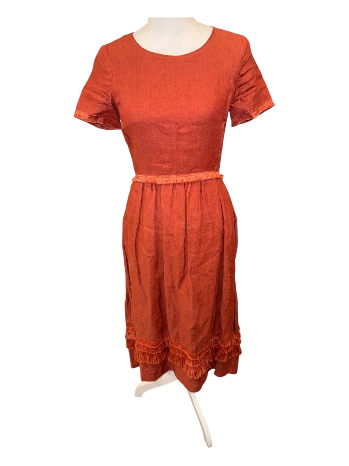 Weekend Max Mara Linen-Blend Maxi Dress, Size 2