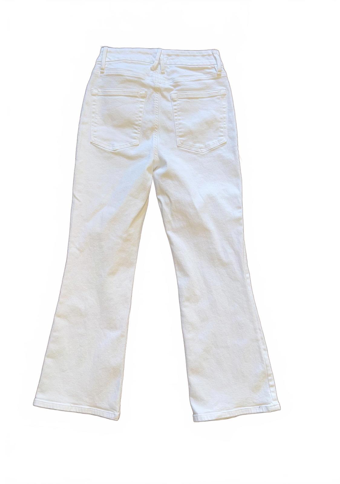 Good American Women's White Flare Jeans Size 2