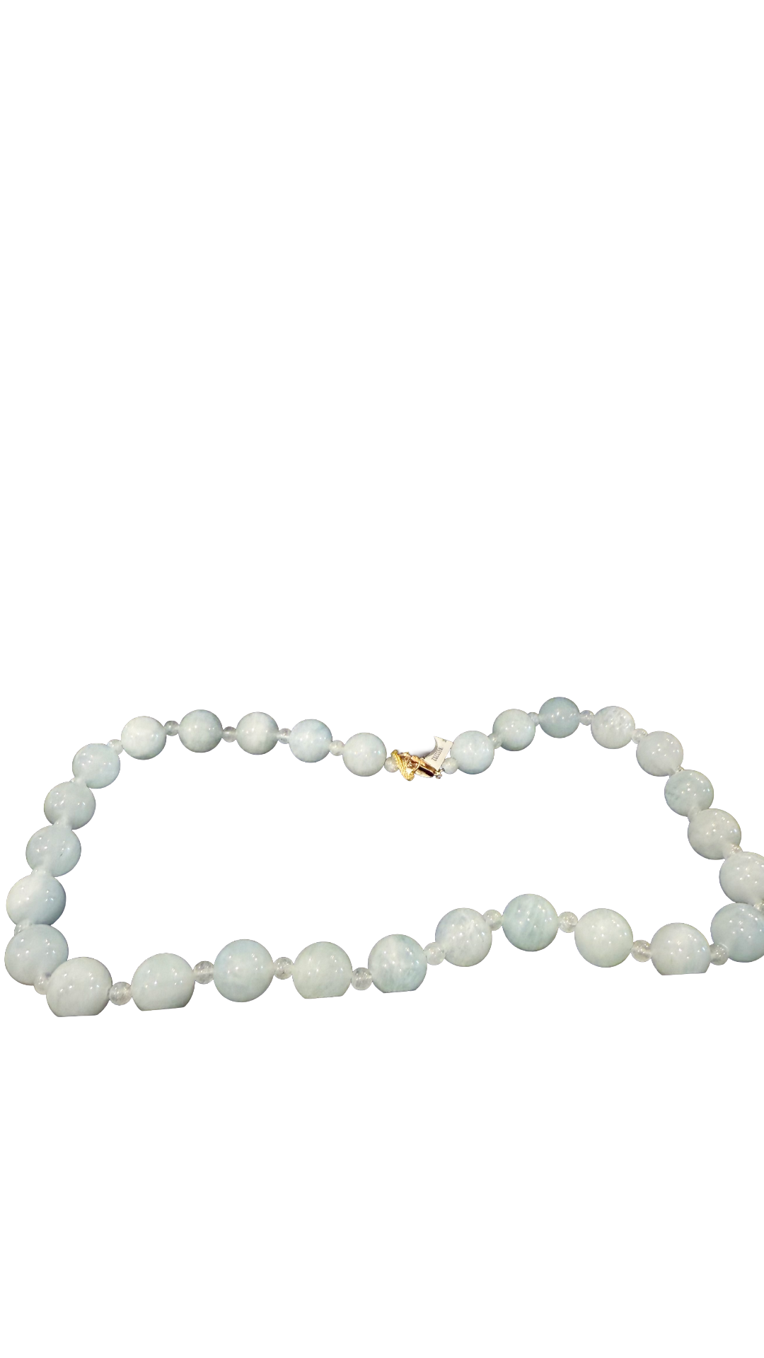 New EFFY Jade Bead 18” Statement Necklace 14K Yellow Gold Clasp