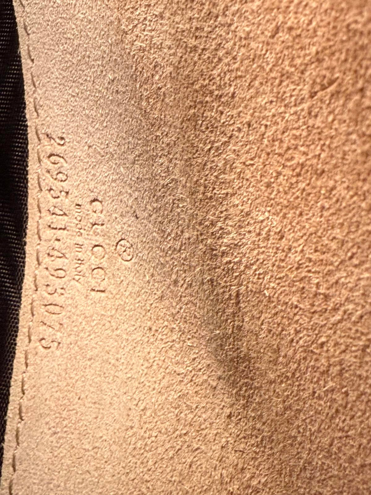 Gucci Mini- Gucciseme Monogram Wallet on Chain Clutch Bag