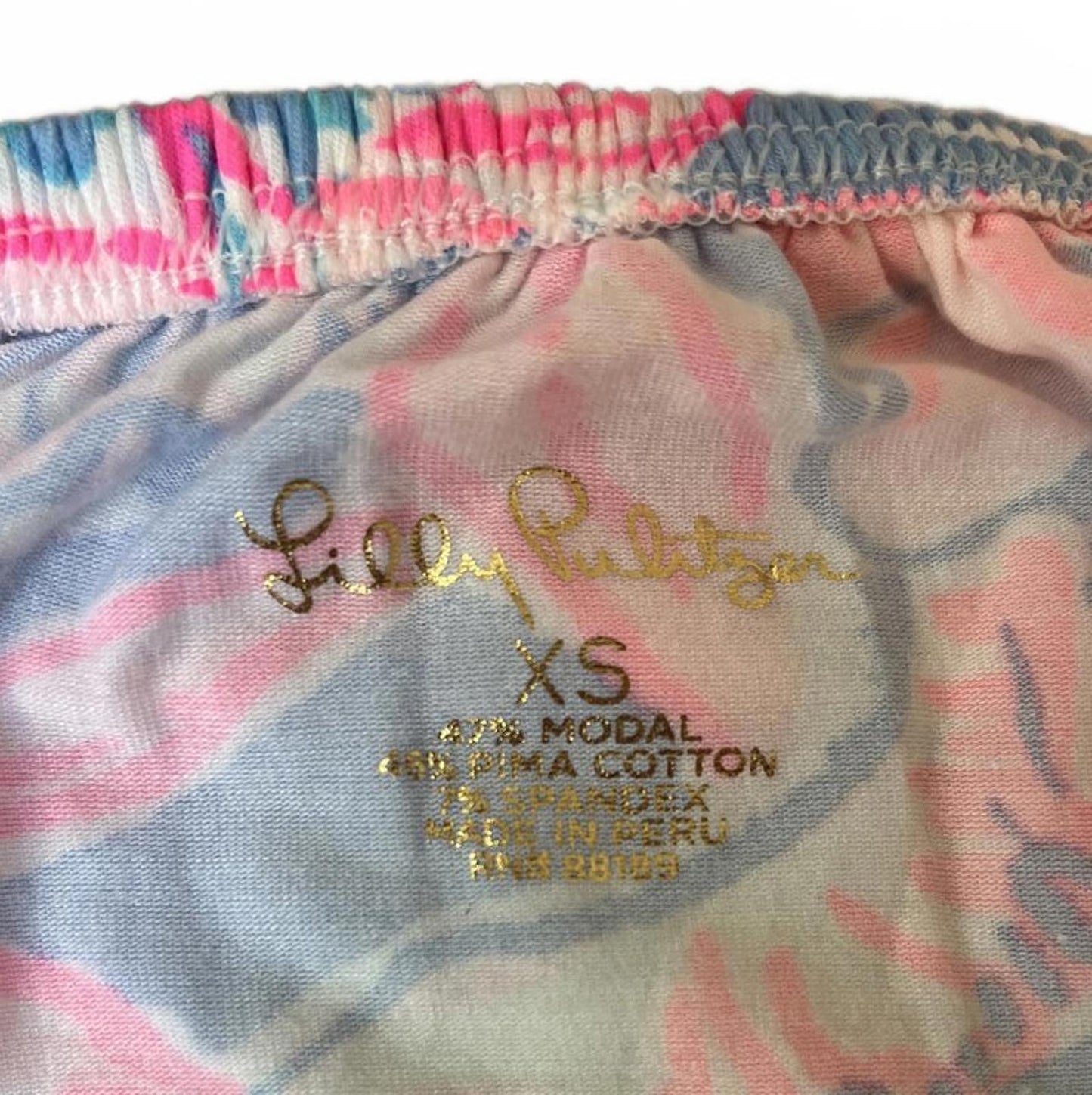 Lilly Pulitzer Floral Off-Shoulder Women's Top, XS