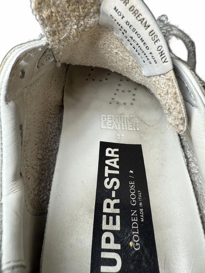Golden Goose White Star Sneakers, EU 37/US 7