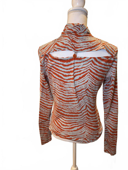Proenza Schouler Long Sleeve Turtleneck Top, Medium