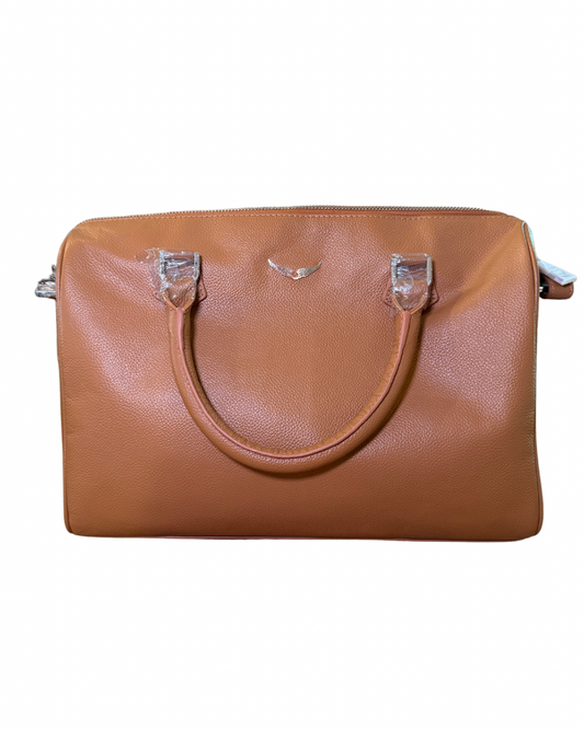 New Zadig & Voltaire Medium Sunny Wings Leather Satchel