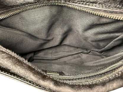 Fendi Black Pony Hair Shoulder Bag