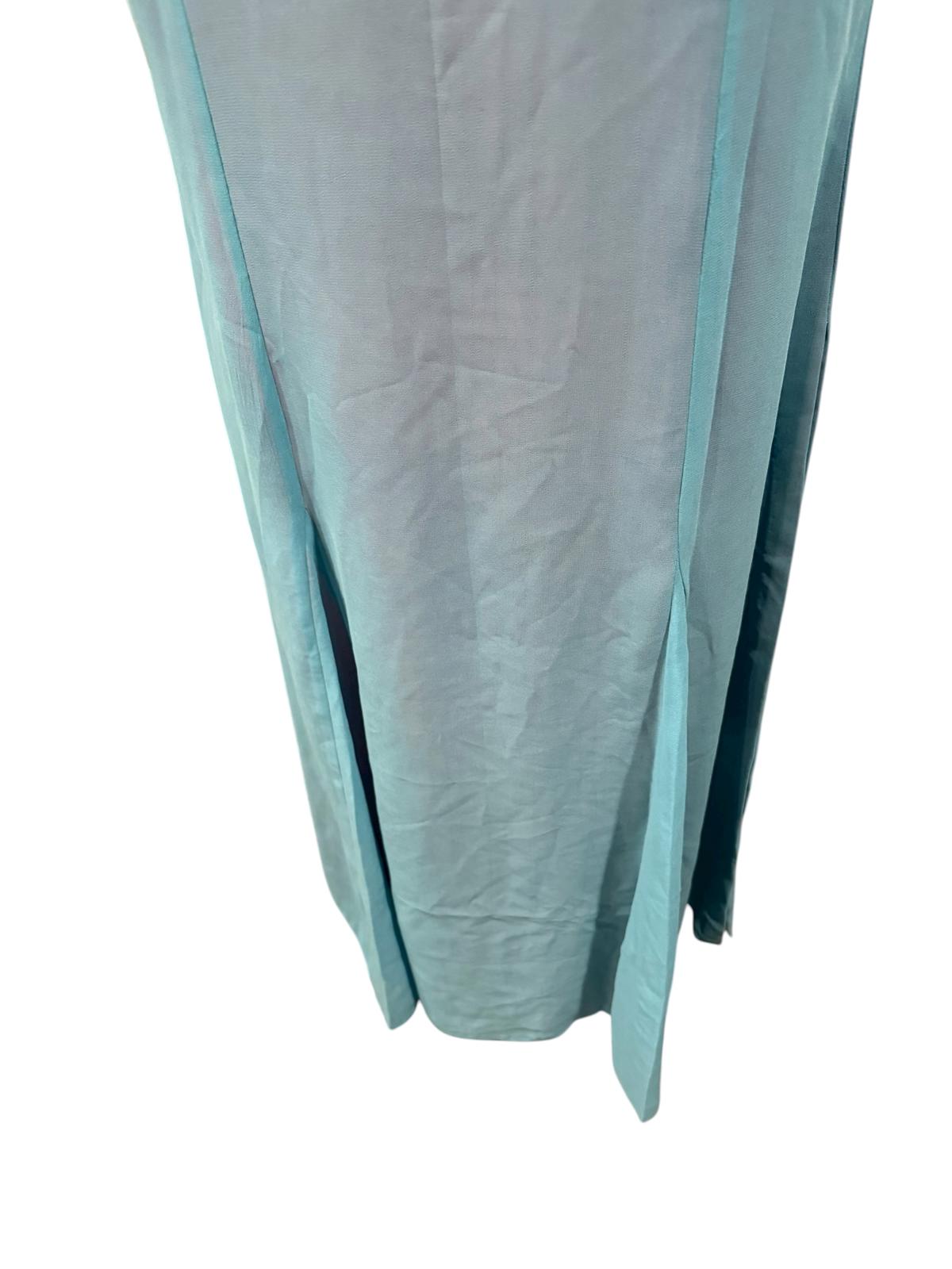 New Nazila Couture Teal Sleeveless Tunic Dress, Size L