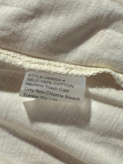 New Calme Wide Leg Relaxed Pants Size S White