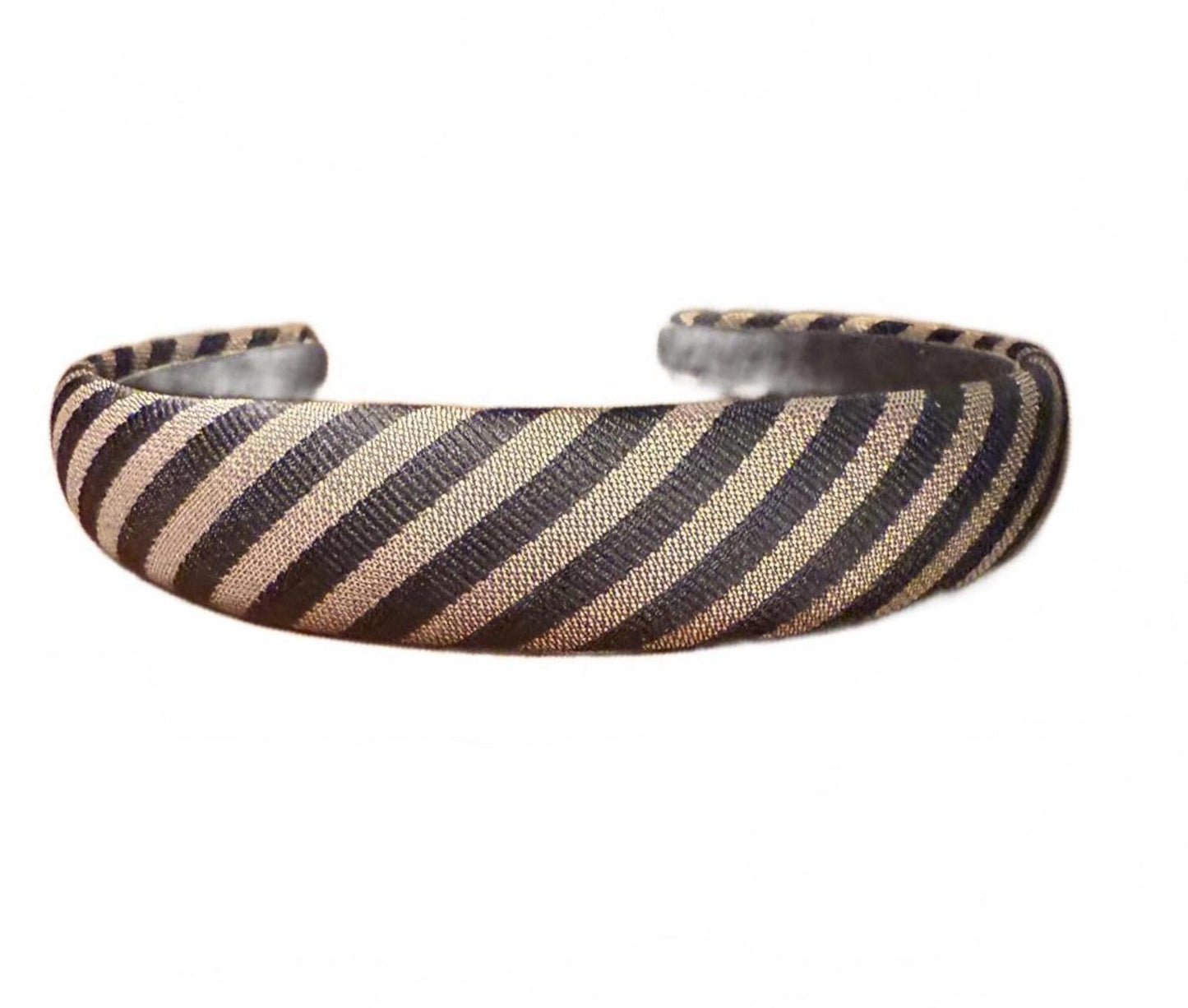 Fendi Striped Fabric Headband