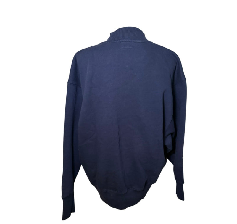 New Anine Bing Bradie Crew Neck Sweatshirt, Size Medium