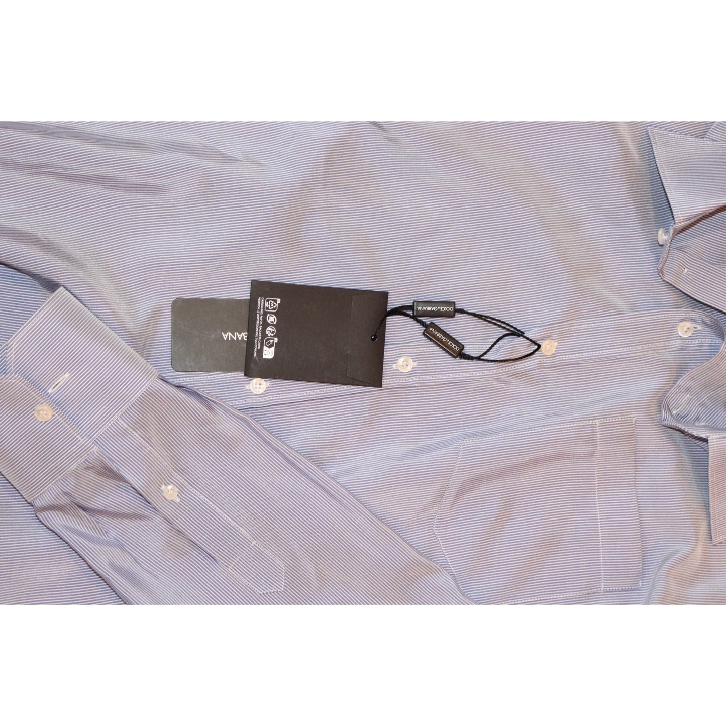 Dolce & Gabbana Martini shirt in Silk Twill, Medium NWT