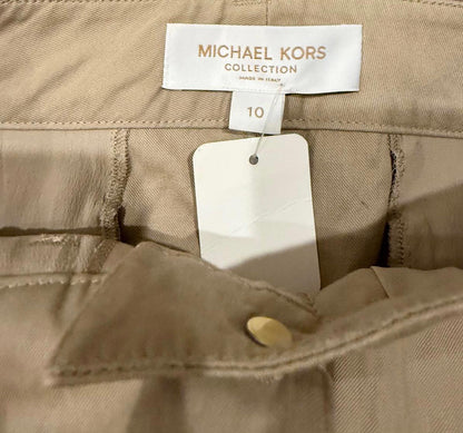 New Michael Kors Collection Cargo Mini Skirt Size 10