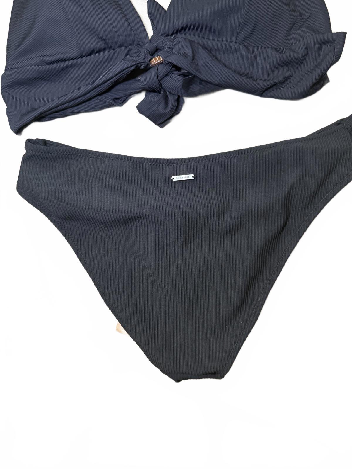 New Black Two-Piece Bikini Swimwear Set, large