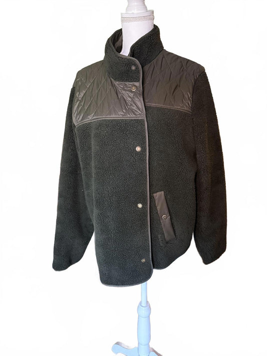 New Women’s Barbour Aspen Faux Fur Coat, Size 2XL