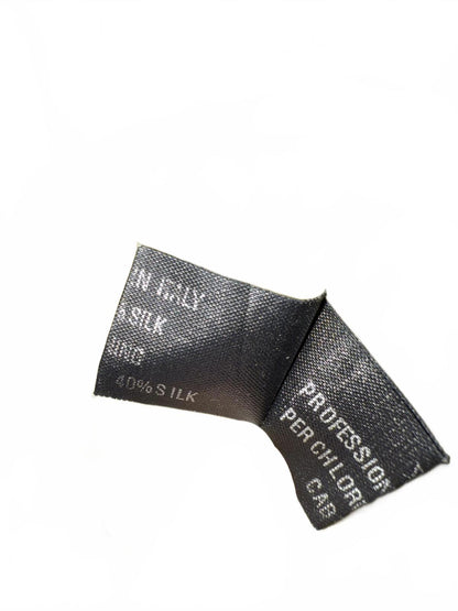 Vintage Prada Silk Blend Women's Skirt with Checkered Pattern, IT 40 (US 4)