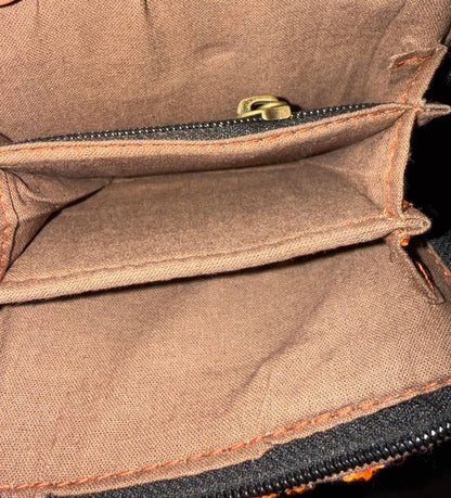 Handcrafted Afghan Embroidered Wallet with Tassel Accents