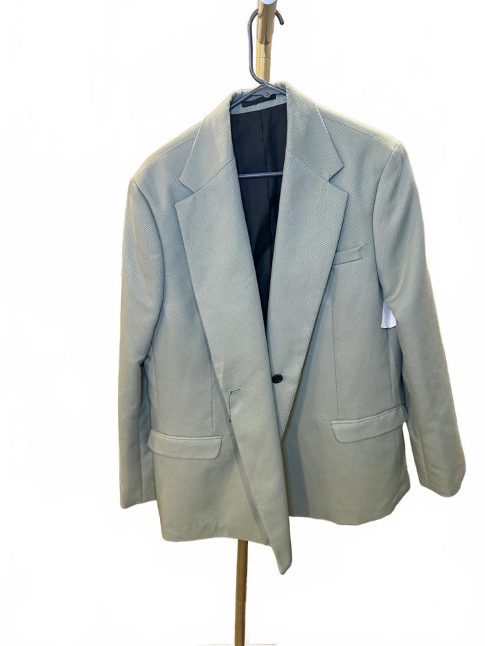 Topman Men's Light Gray Blazer Size 42R
