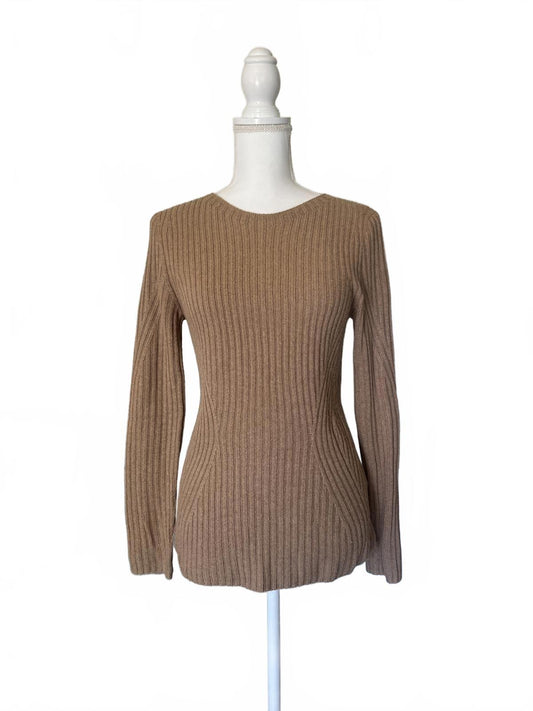 Banana Republic Ribbed Knit Long Sleeve Sweater, Small