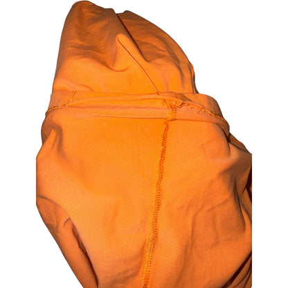 Jil Sander Orange Short-Sleeve Open-Collar Polo Top, L