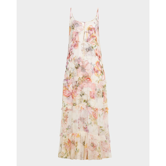 Johnny Was Rosabelia Silk Dress, Medium NWT