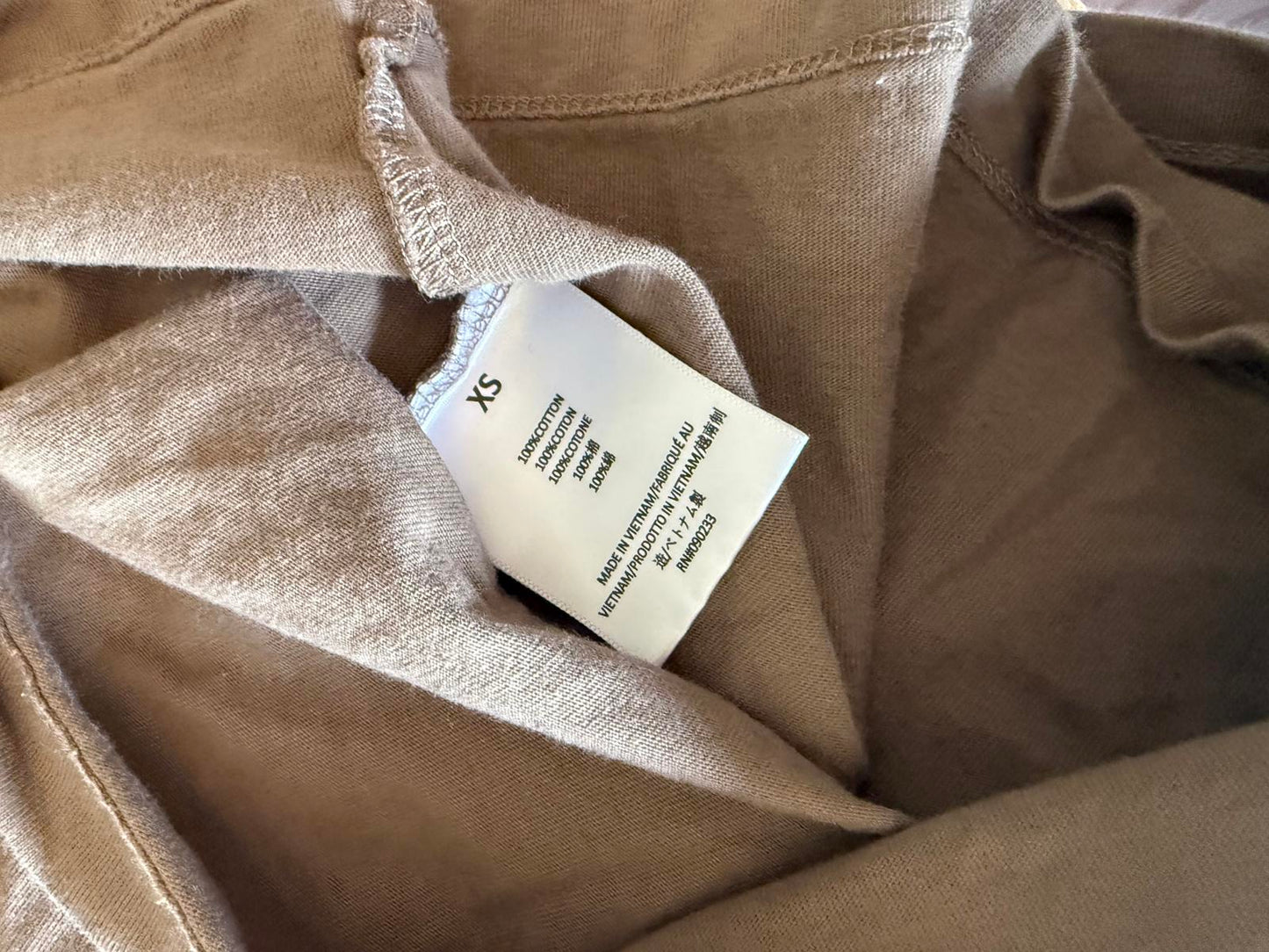 Essentials Fear of God T-Shirt Beige, XS