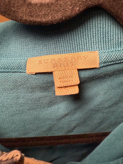 Burberry Brit Polo Shirt in Teal, Small