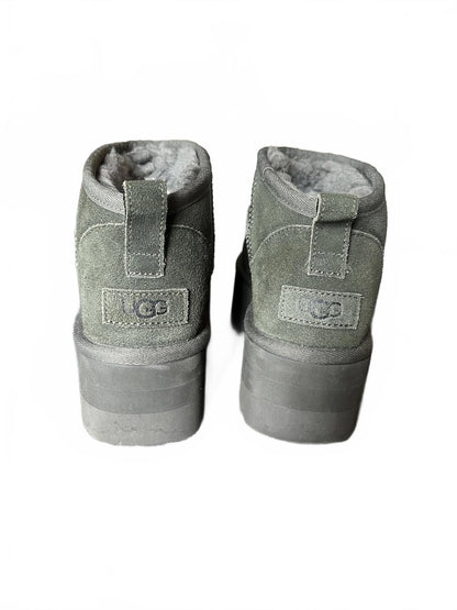 UGG Platform Suede Ankle Boots for Women, size 7