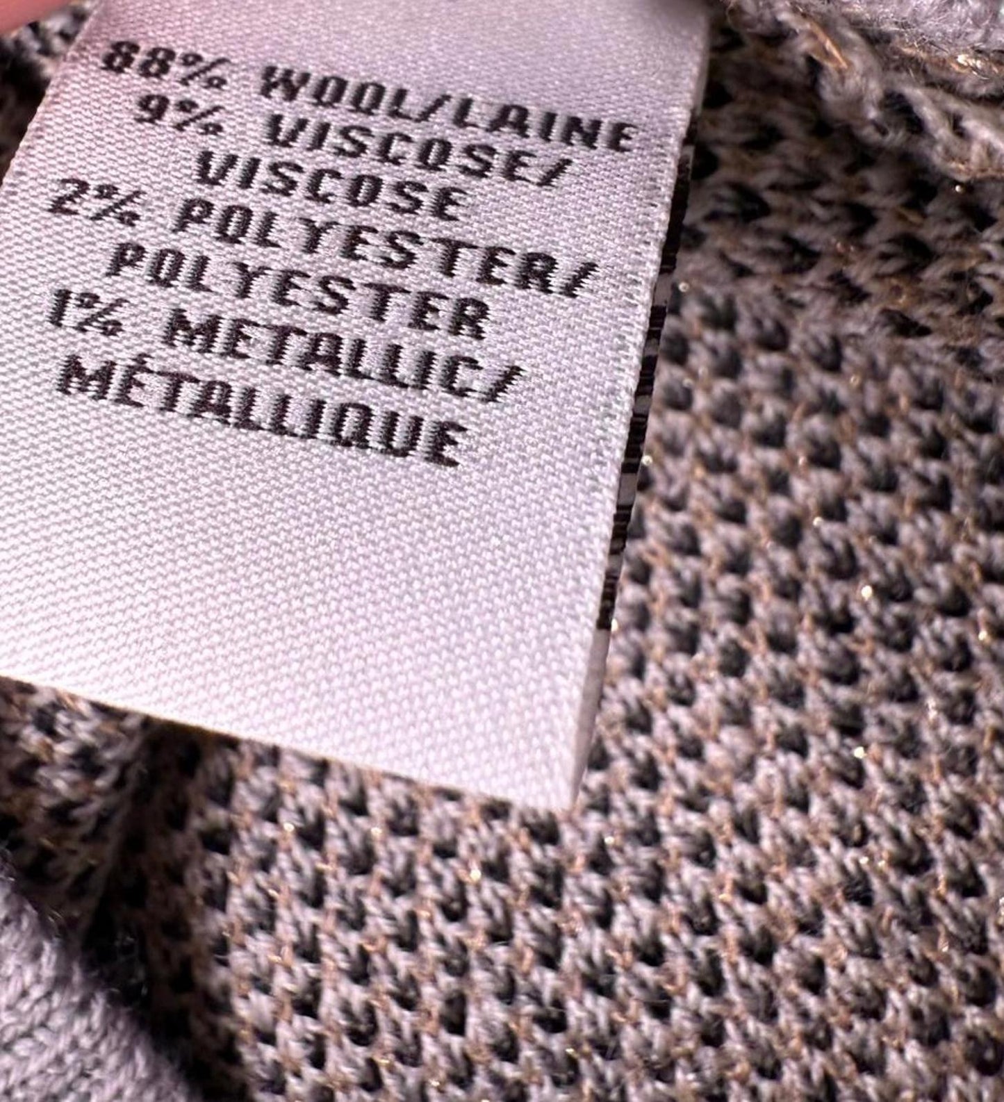 Diane Von Furstenburg Long Sleeve Leopard Print Sweater, Small