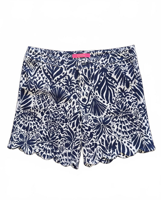 Lilly Pulitzer Women's Printed Scalloped Hem Shorts