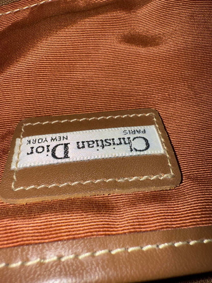 Christian Dior Vintage Honeycomb Monogram Crossbody Bag