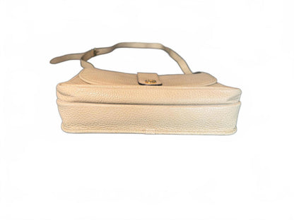 Christian Dior Beige Leather Shoulder Bag
