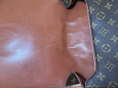 Vintage Louis Vuitton Monogram Cartouchiere MM Crossbody Bag – 1985
